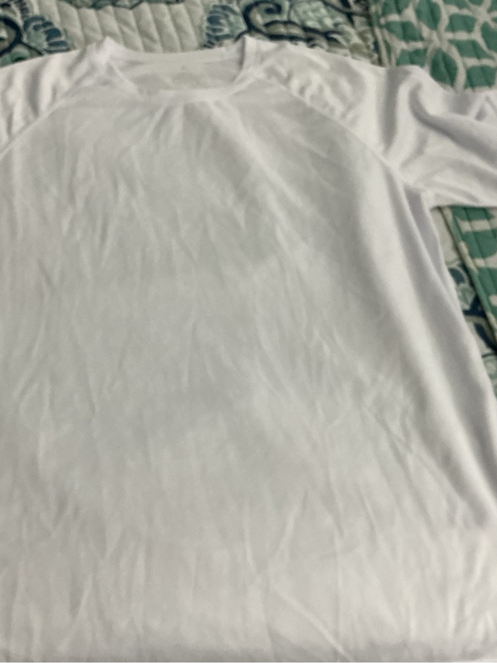 Plain White Crew Neck Performance Dry-Fit T-Shirt - White